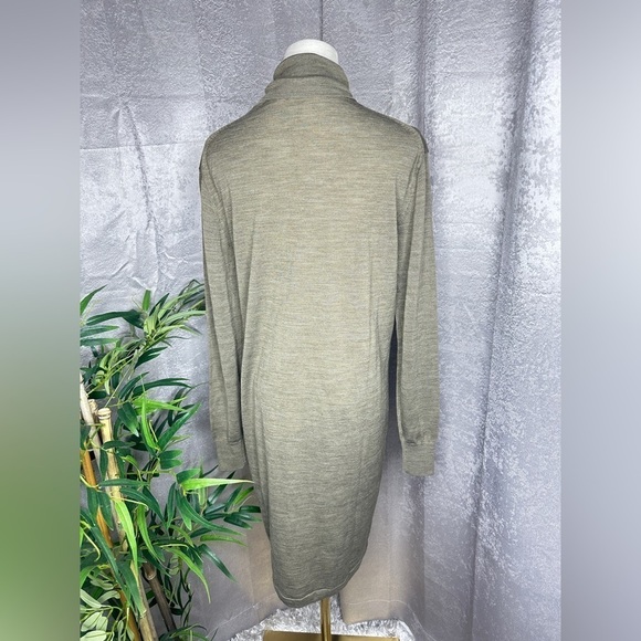 NEW Uniqlo Women’s U Merino-Blend Turtleneck Sweater Dress Khaki Sz XS - Picture 7 of 11